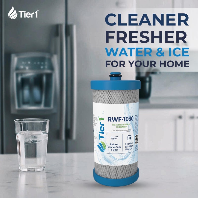 Tier1 RWF1030 WF1CB Refrigerator Water Filter | Replacement for Kenmore 469906, RG100, WF284, NGRG2000, PS503627, 469910, 9910 | Fridge Filter Lasts Up To 6 Months | Easy Install | Great Tasting Water - Image 2